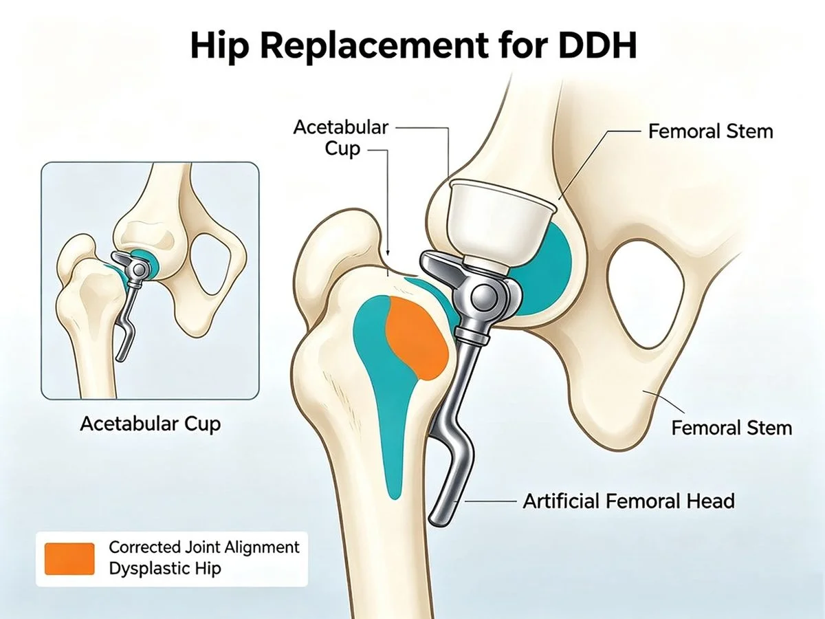 DDH髋关节置换（示意图）